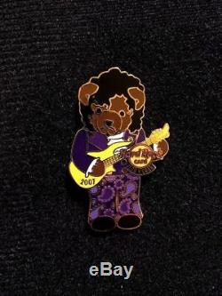 Prince Bear Pin Official Hard Rock Cafe Paisley Yellow CLoud