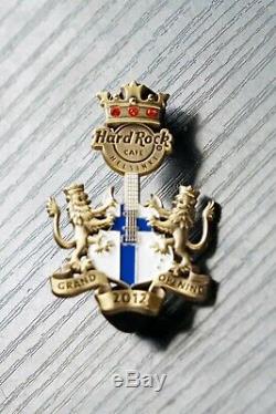 RARE Hard Rock Cafe Helsinki Grand Opening 2012 Pin Badge Perfect Condition