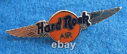 RARE PROTOTYPE PETER MORTON HARD ROCK AIR PILOT SILVER WINGS Hard Rock Cafe PIN