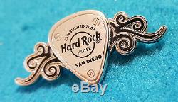 RARE SAN DIEGO HOTEL STAFF CONDO OWNER'S BOXED SET SILVER Hard Rock Cafe PIN