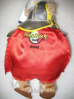 ROME, Hard Rock Cafe Centurion Teddy Bear 2004 #1605