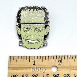 Rare 2002 Hard Rock Cafe Halloween Frankenstein Enamel Pin hinged Hd Birmingham