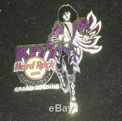 Rare Grand Opening Hard Rock Cafe Narita Tokyo 2006 Kiss 4 Pin Badge Set