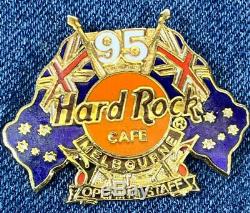 Rare Hard Rock Cafe Grand Opening Staff Pin 1995 Melbourne Australia Closed 2007