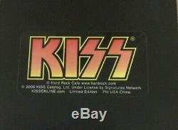 Rare Hard Rock Cafe Narita Tokyo 2006 Limited Edition Kiss 4 Pin Badge Set