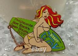 Rock Hard 2017 Sexy Porn Girl PIN XXX BDSM Surfer LE 10 ONLY, PinWizard STAFF