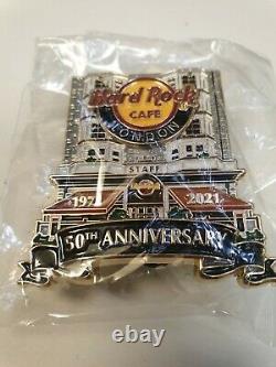 STAFF Hard Rock Cafe 50th Anniversary London Facade Original Park Lane Pin