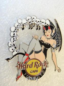 TORONTO, Hard Rock Cafe Pin, SUPER Sexy Girl in Bikini w Tattoos & Skulls, XXX