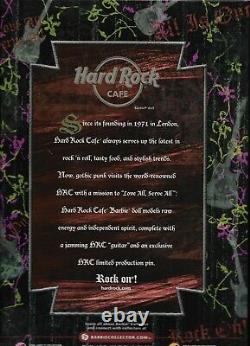TWO Collectable Hard Rock Cafe Barbie Dolls Punk rockabilly limited pin NRFB