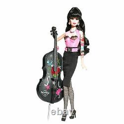 TWO Collectable Hard Rock Cafe Barbie Dolls Punk rockabilly limited pin NRFB
