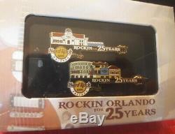 Very Rare Lot Of 6 Hard Rock Cafe ORLANDO ALL STAFF PINS ALL DIFFERENT