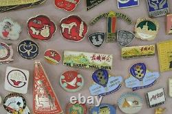 Vintage Pins Lot of Approx. 125 Hard Rock Cafe San Diego Zoo Great Wall Santa