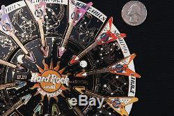 XL Hard Rock Cafe Pin Las Vegas ASTROLOGY PUZZLE Horoscope Zodiac guitar rainbow