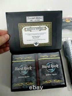2008 Hard Rock Cafe Myrtle Beach Sc Grand Opening Pin, Lanyard, Notebook, Cartes