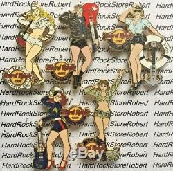 2009 Hard Rock Cafe Atlantic City Filles Militaires Sexy / Ensemble Complet De Le (5)