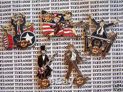 2009 Hard Rock Washington DC Presidential Band (5) Pin Set / Jfk / Nixon / Abe / Regan