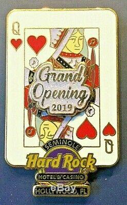 2019 Hard Rock Hôtel & Casino Hollywood, Fl 3d Grand Opening 4 Broches Le Coffret
