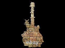 2021 Hard Rock Cafe 3d 50ème Anniversaire Guitar Puzzle Série Complete 15 Pin Set