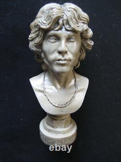 2 Collecte De Bust Rock Mick Jagger & Jim Morrison Pierres Roulantes Portes Statue
