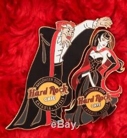 2 Hard Rock Cafe Pins Catane Sicile Italie Halloween Vampire De La Jeune Fille Dracula
