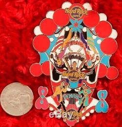 3 Hard Rock Cafe Pins Penang Hôtel Puzzle Set Le200 Masque Danseur Carnaval Culture