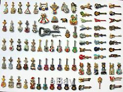 86 Hard Rock Café Guitar Collection Pins