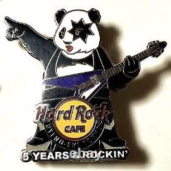 Acheter +1 -20 $ Hard Rock Cafe Panda 5 ANS & ROCKIN' Guitare Drum Pin Badge Uyeno