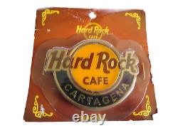 Aimant de logo classique de la ville du Hard Rock Cafe ULTRA RARE (sans décapsuleur) CARTAGENA