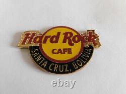 Aimant du logo classique du Hard Rock Cafe de la ville de Santa Cruz en Bolivie.