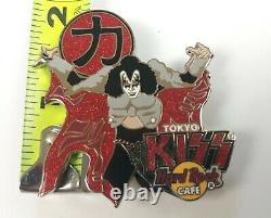 Bande Kiss Hard Rock Café Pin Badge 4pc Set Dynasty Pin 9-2 Japon 2005 Le 750