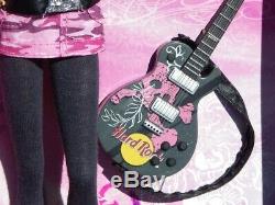 Barbie Brune Hard Rock Café 2006 Mattel L4175 Musique Guitare De Nrfb Pin Boite