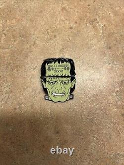 Broche émaillée rare Frankenstein Halloween du Hard Rock Cafe de 2002 à charnière Hd Birmingham