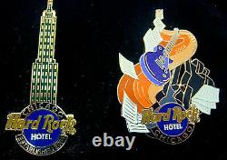 Chicago Hotel Grand Ouverture Équipe Set Boxed 2004 Hard Rock Cafe Pin Le