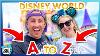 Disney World En Ordre Alphabétique - Le Défi De A à Z