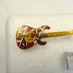 Épingle de guitare rouge Kramer Eddie Van Halen du Hard Rock Cafe de Los Angeles