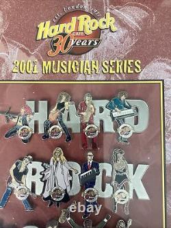 Épingles de la série de musiciens de Hard Rock Cafe 2001