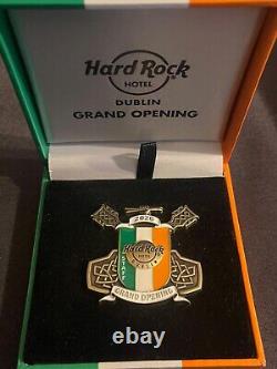 Épinglette du personnel pour l'ouverture du grand hôtel Hard Rock de Dublin