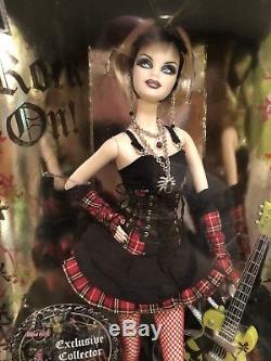 Étiquette Or 2008 De Poupée Barbie Gothique / Hrc De Hard Rock Cafe