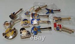 Hard Rock Cafe 13 Épingle À Guitare Lot Collection Pins 2000 Niagara Falls Sunrise Rare