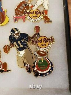 Hard Rock Cafe 16 Pin Collection Limited 300 2005 Football Opening Day Guitares