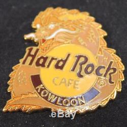 Hard Rock Cafe 1994 Kowloon Grand Opening Box Set 9 Dragon Pins Très Rare