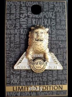 Hard Rock Cafe 2020 Ponce Grande Ouverture Du Personnel Pin -équipe Lion Version -limitée