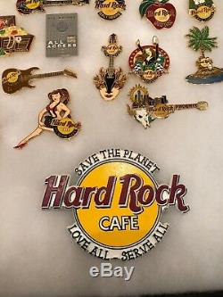 Hard Rock Cafe 37 Épingles Lot 2 Mags. No Dups, Édition Limitée, Australie, Fille Rare