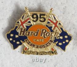 Hard Rock Cafe 95 Melbourne Grande Ouverture + Ensemble D'épingles D'ouverture Du Personnel (2)
