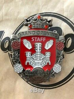 Hard Rock Cafe Antwerp Grande Ouverture Staff Pin 2016 Version
