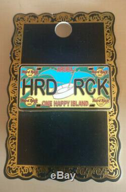 Hard Rock Cafe Aruba Pin De Plaque D'immatriculation