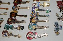 Hard Rock Café Assorti Worldwide Pins Lot Guitar Collection Edition Limitée, Etc.