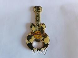 Hard Rock Cafe Autin Cow Hide Guitar & Hrc Logo Aimnet Bouteille Opener