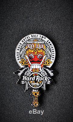 Hard Rock Cafe Bali Hôtel 19ème Anniversaire Membre Du Groupe Membre Pin 2017