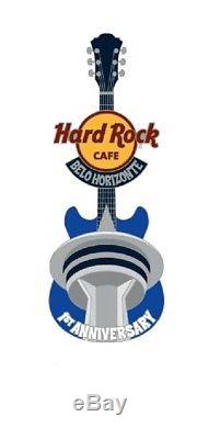 Hard Rock Cafe Belo Horizonte 1ère Anniv. Pin De Guitare De Façade Fermé
